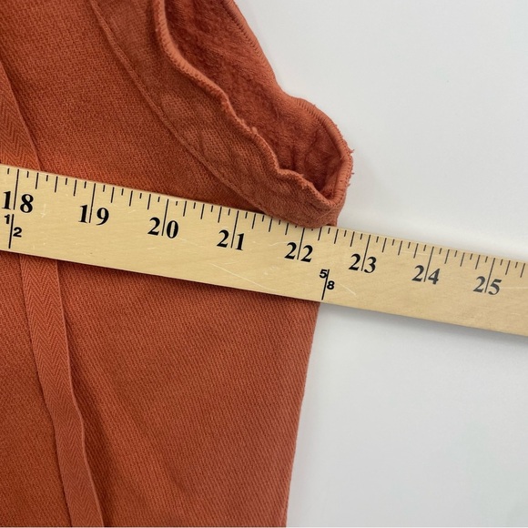 Sea Breeze Of California Lagenlook Convertible Collar TUNIC VEST M Orange USA - Picture 6 of 6